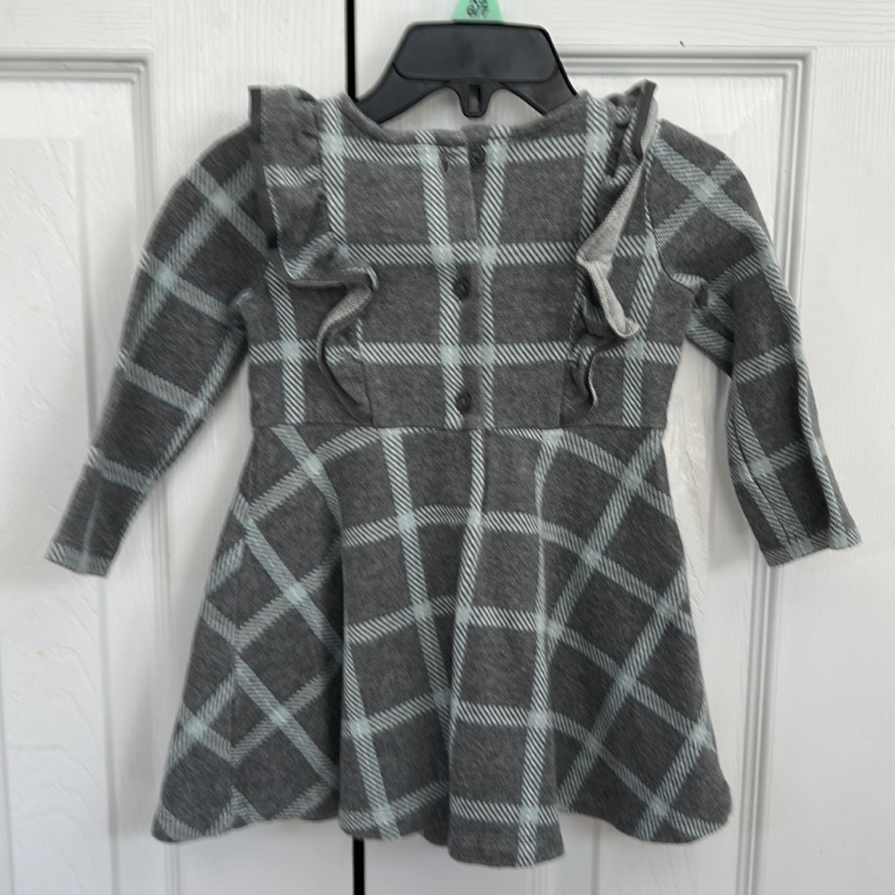 Janie And Jack Plaid Jacquard Dress - Picture 3 of 6
